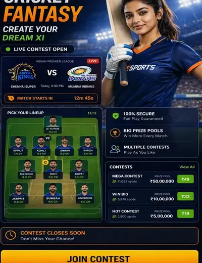 Hero11 (hero11) fantasy cricket & matchday visual 3